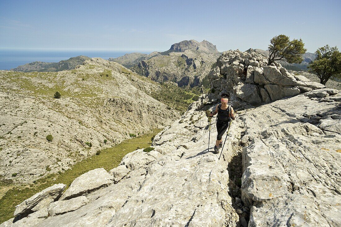 Puig Des Jou, 1052 mts Bunyola Balearen Mallorca Spanien