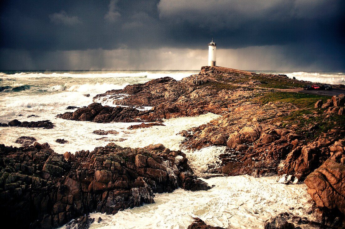 Strom in Punta Roncudo, Galica, Spain