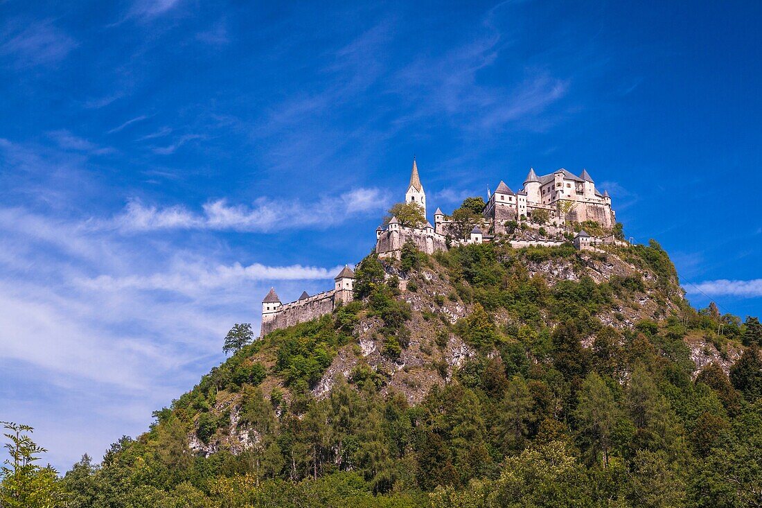 The picturesque castle of Hochosterwitz in Carinthia, Austria, Europe