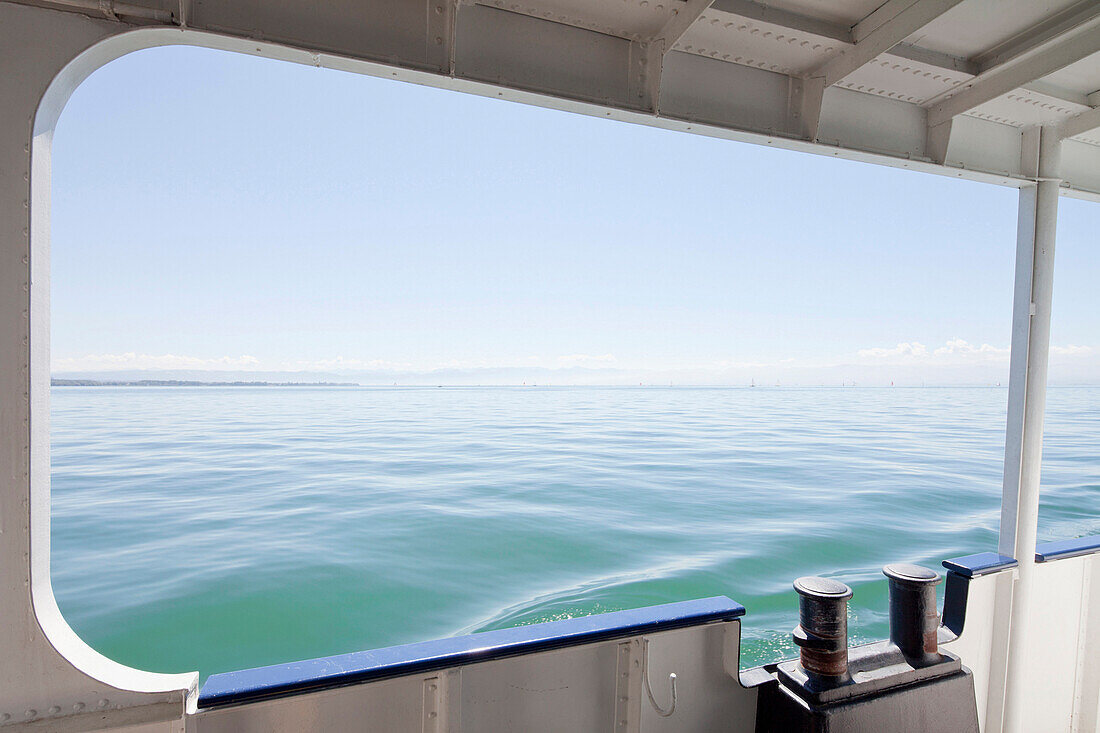 Blick auf den Bodensee, Bodensee, Baden-Württemberg, Deutschland