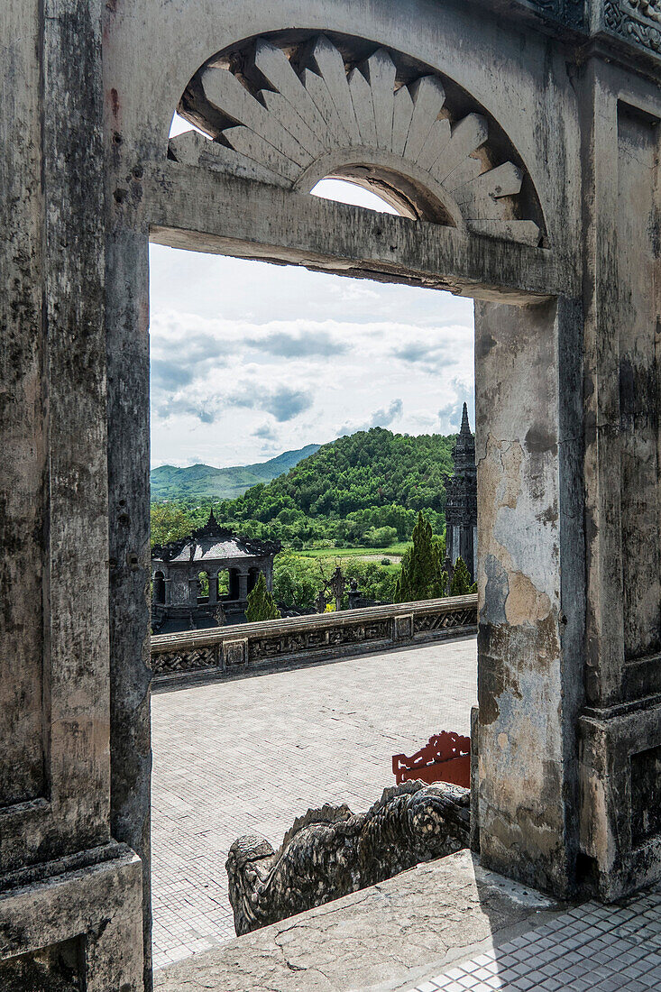 Kaisergrab Khai Dinh, Kaiserstadt Hue, Vietnam, Asien