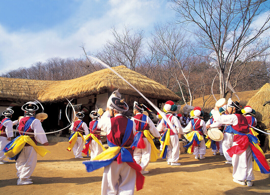instrumental music of peasants, Korean Folk Village