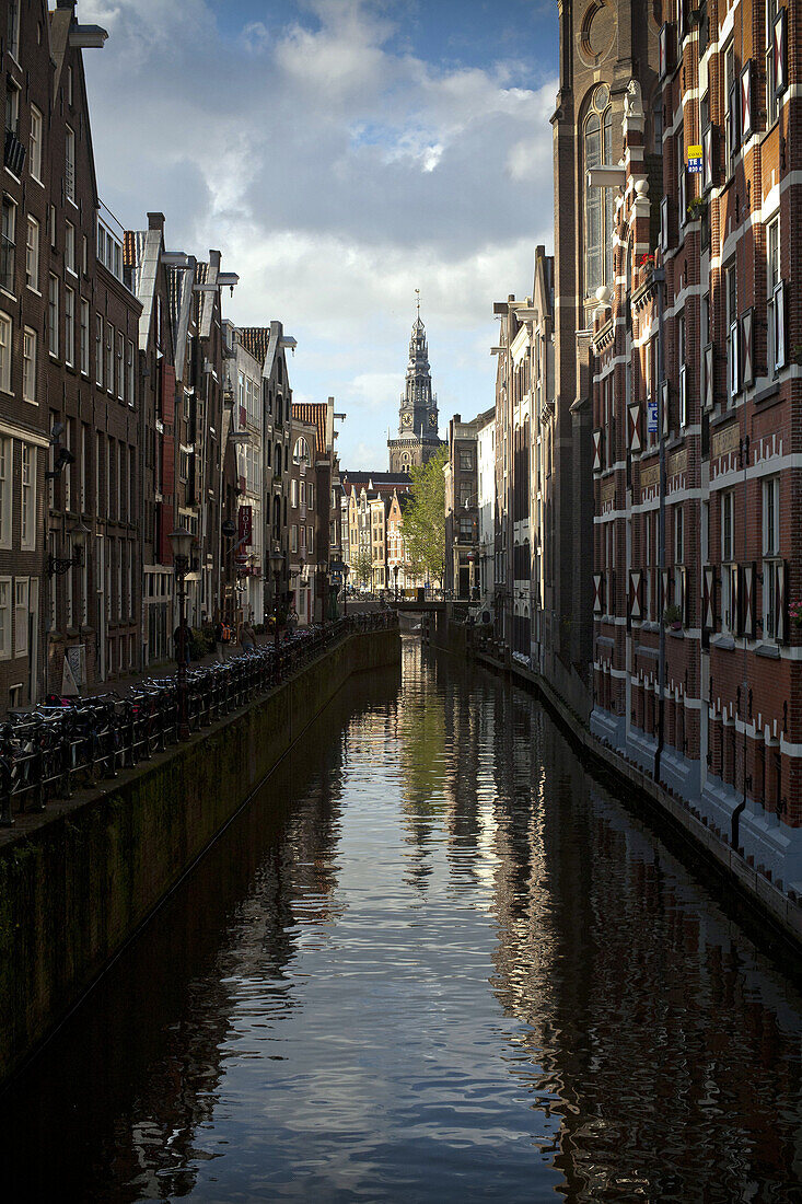 Buildings and Canal, Amsterdam, Netherlands