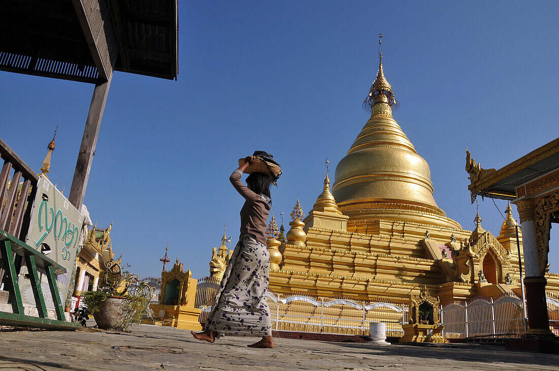 Kuthodaw Pagode, Mandalay, Myanmar, Burma, Asien