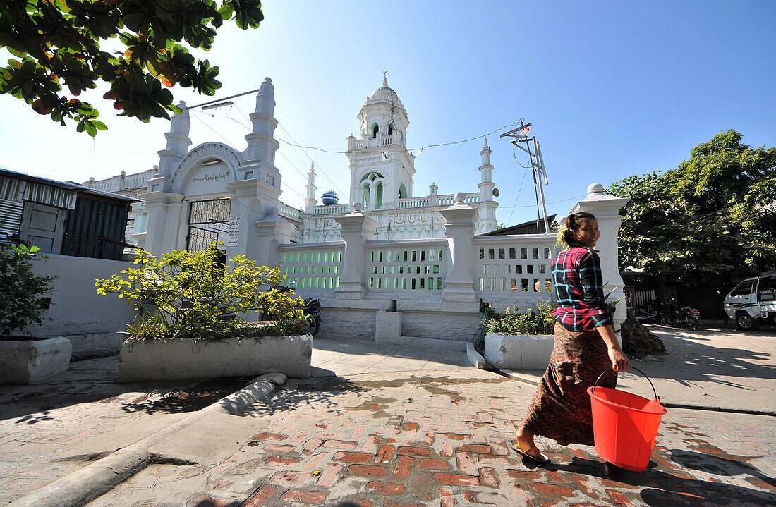 Moschee in Central, Mandalay, Myanmar, Burma, Asien