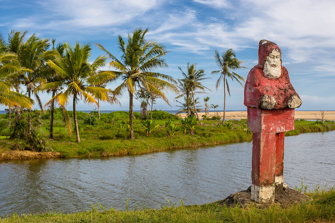 Statue von Santa claus, Madagaskar, Afrika