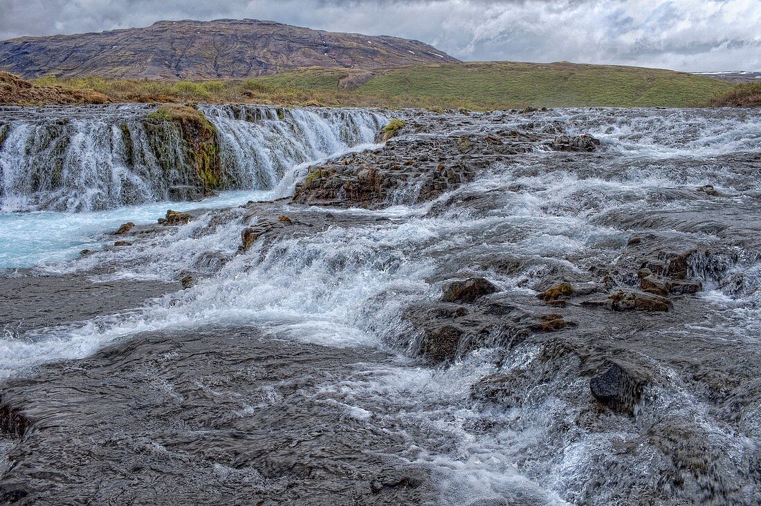 Bruarfoss waterfall, Iceland