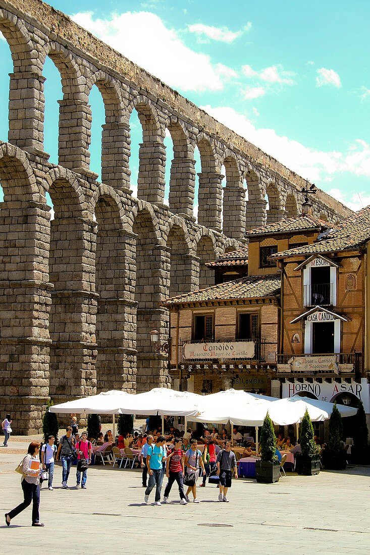 Acueducto Roman acueduct Segovia, Castile and León, Spain