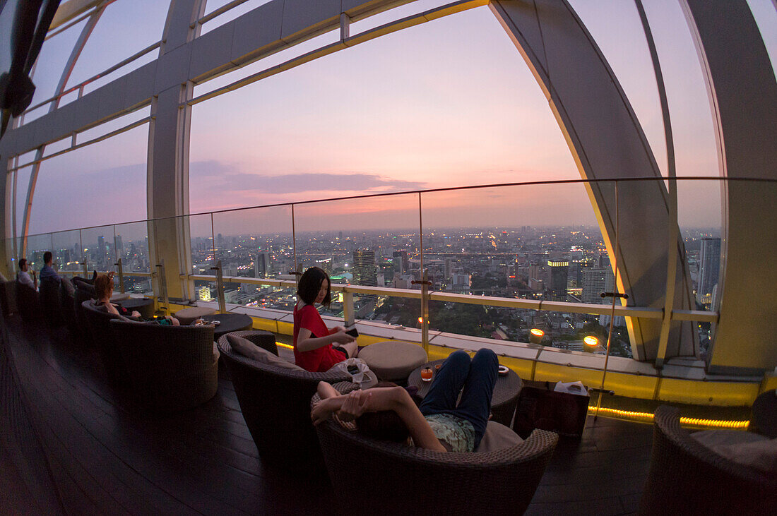 Red Sky Rooftop Bar at Centara Grands, Bangkok, Thailand