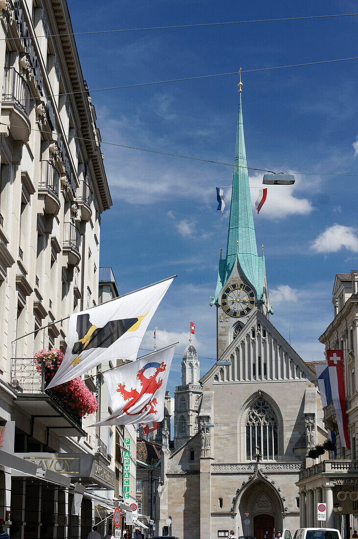 Frauenmuenster, Grossmuenster, Zurich, Switzerland