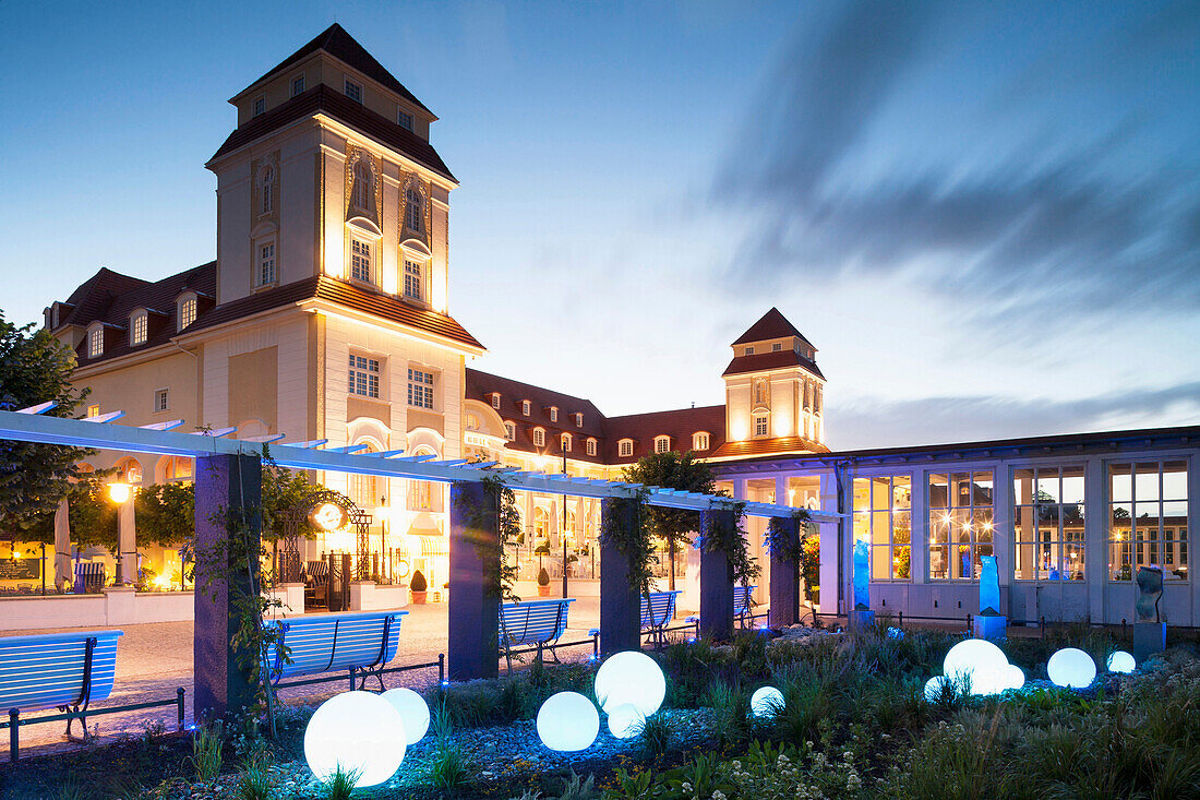 Spa Hotel, Seaside resort Binz, Isle of Ruegen, Mecklenburg-Western Pommerania, Germany, Europe