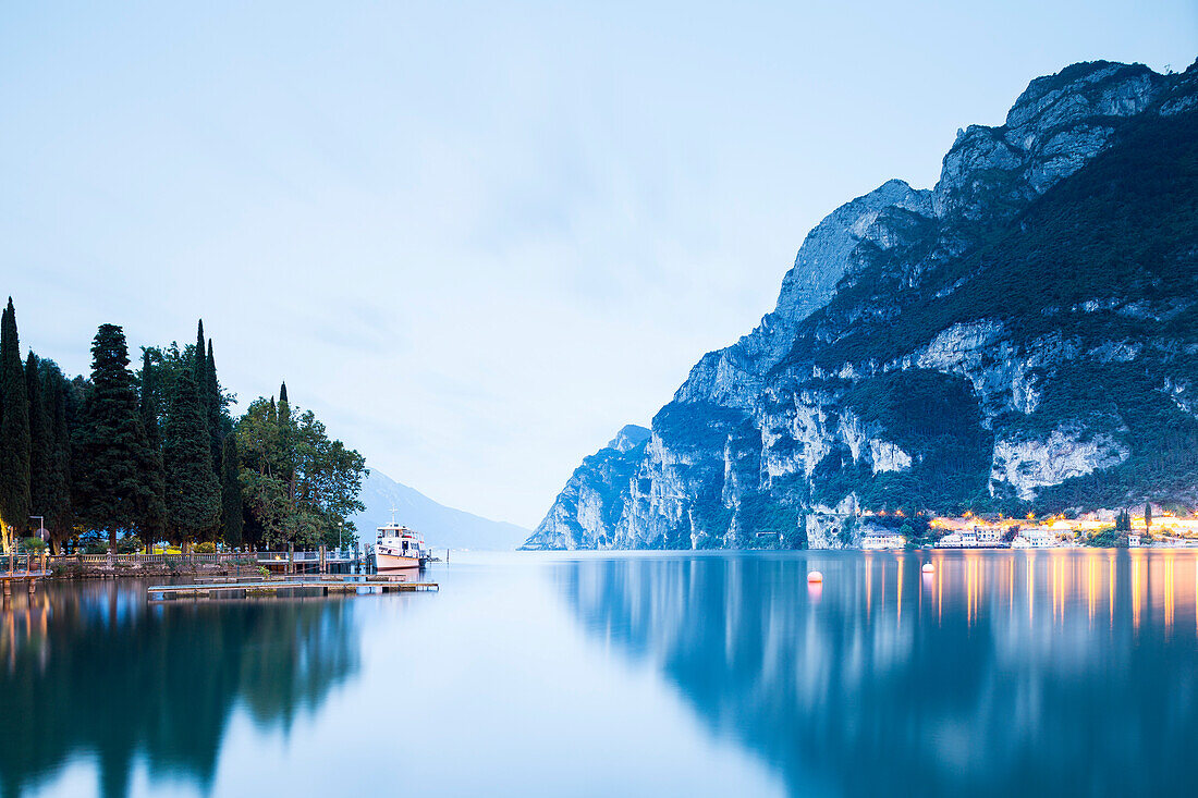 Lake Garda at Riva del Garda, Trentino, Italy, Europe