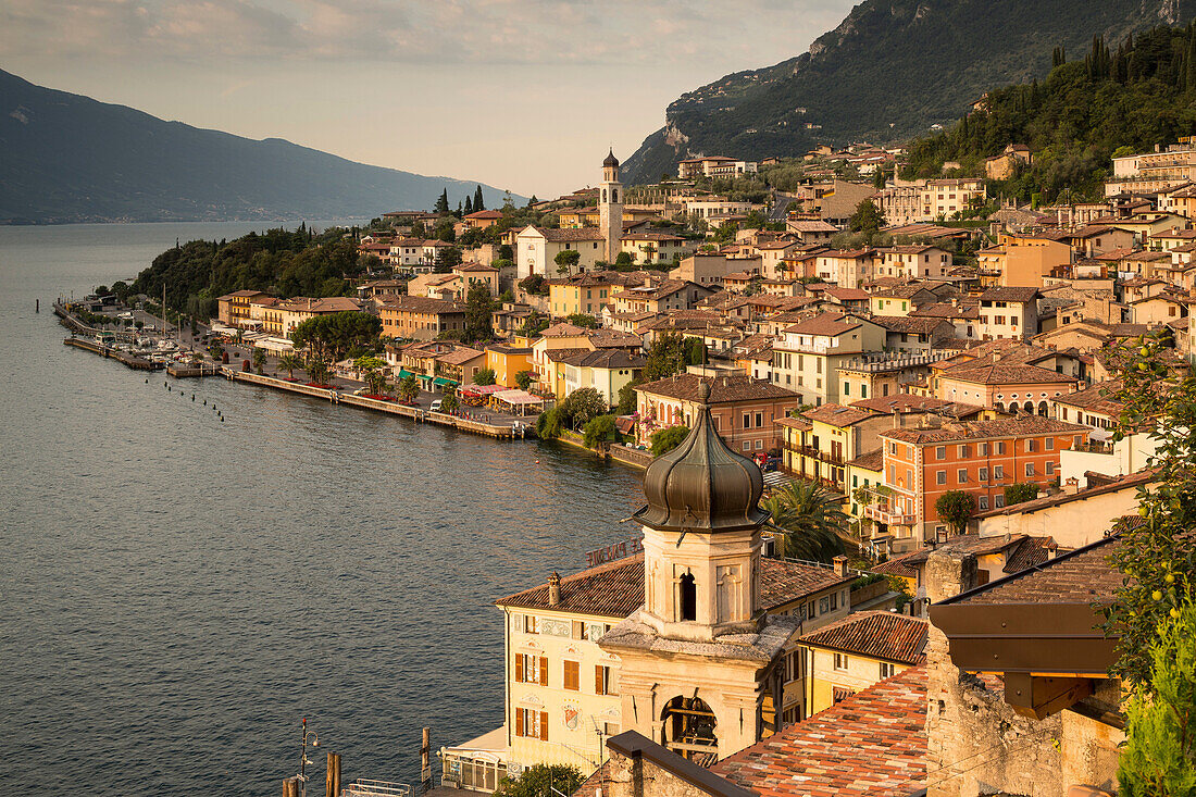 View to Limone sul Garda, Lake Garda, Lombardy, Italy, Europe