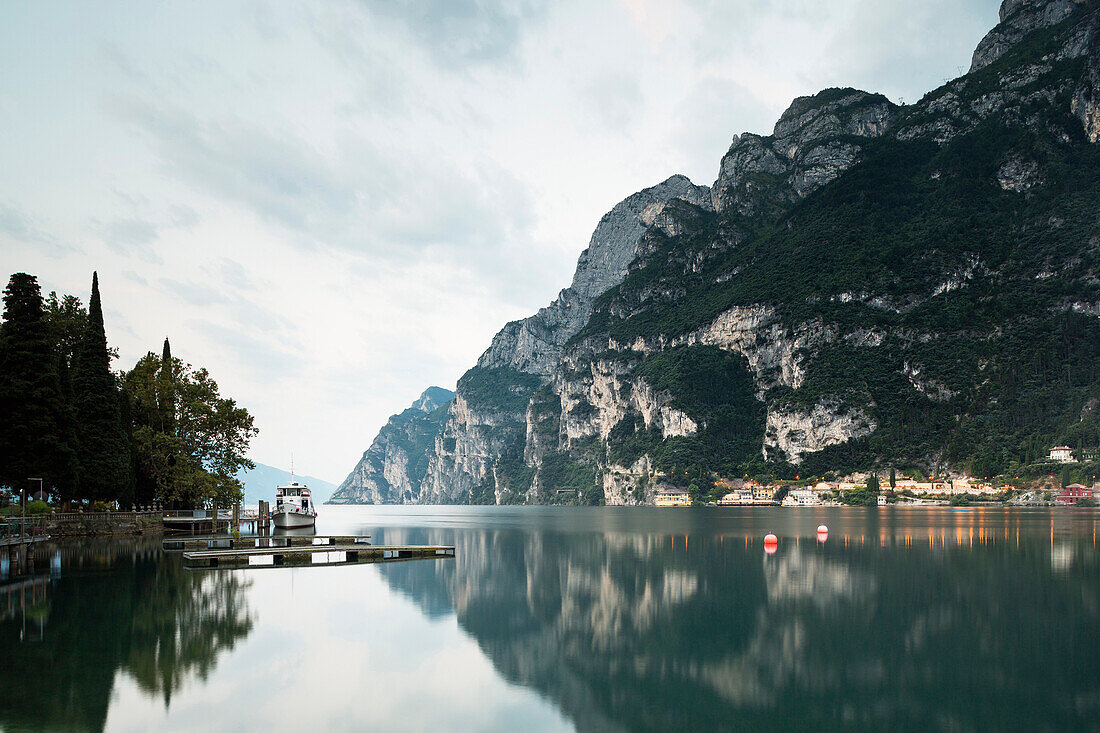 Lake Garda at Riva del Garda, Trentino, Italy, Europe