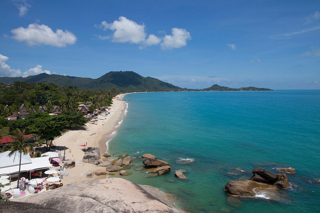 Strand von Lamai, Insel Koh Samui, Provinz Surat Thani, Thailand, Südostasien