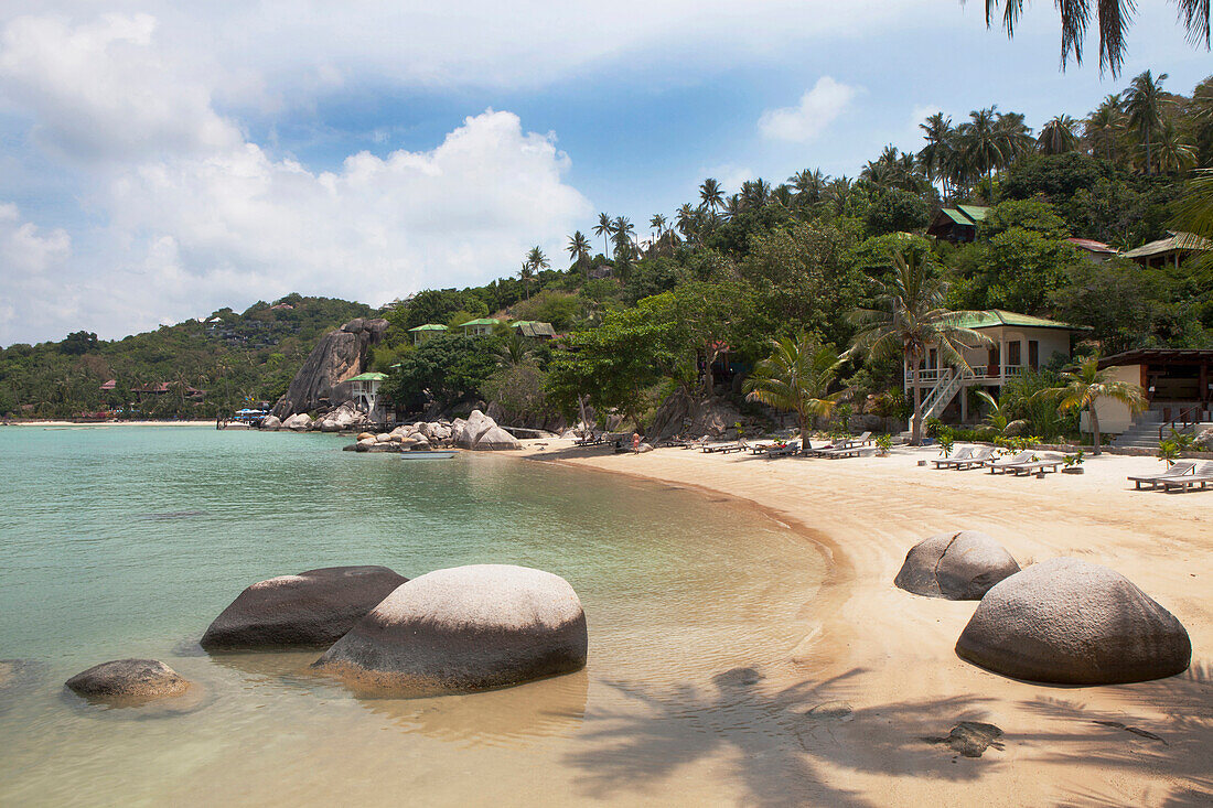 Strand Haad Tien auf der Insel Koh Tao, Provinz Surat Thani, Thailand, Südostasien