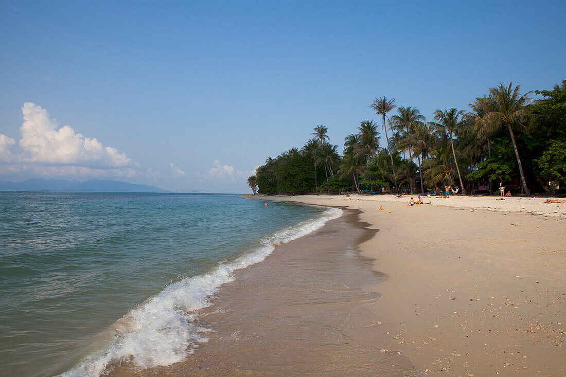 Strand von Maenam, Insel Koh Samui, Provinz Surat Thani, Thailand, Südostasien