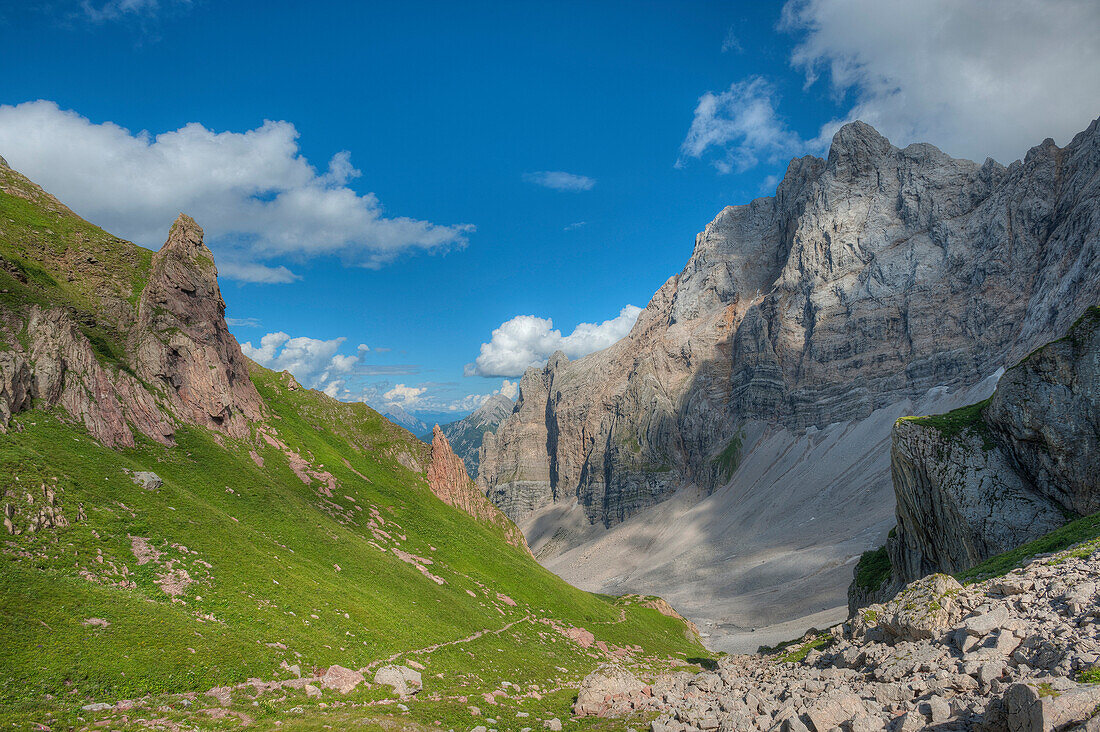 Carnic Alps near Plöckenpass, Carnic Alps, Kötschach-Mauthen, Carinthia, Austria