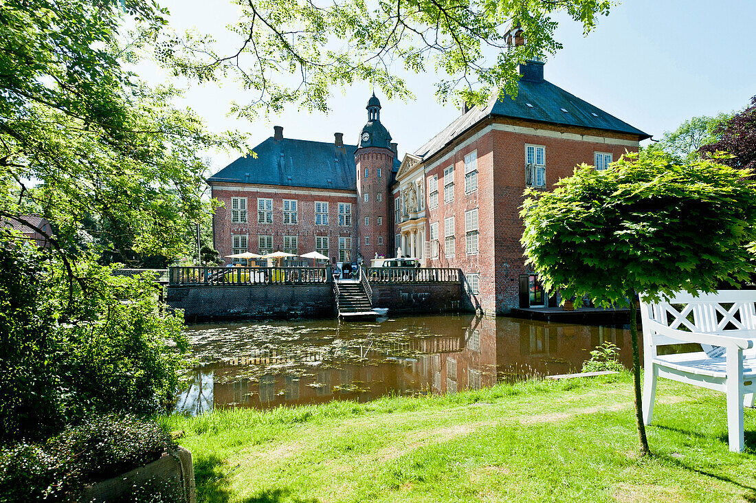 Wasserschloss Gödens, Sande, Ostfriesland, Niedersachsen, Deutschland