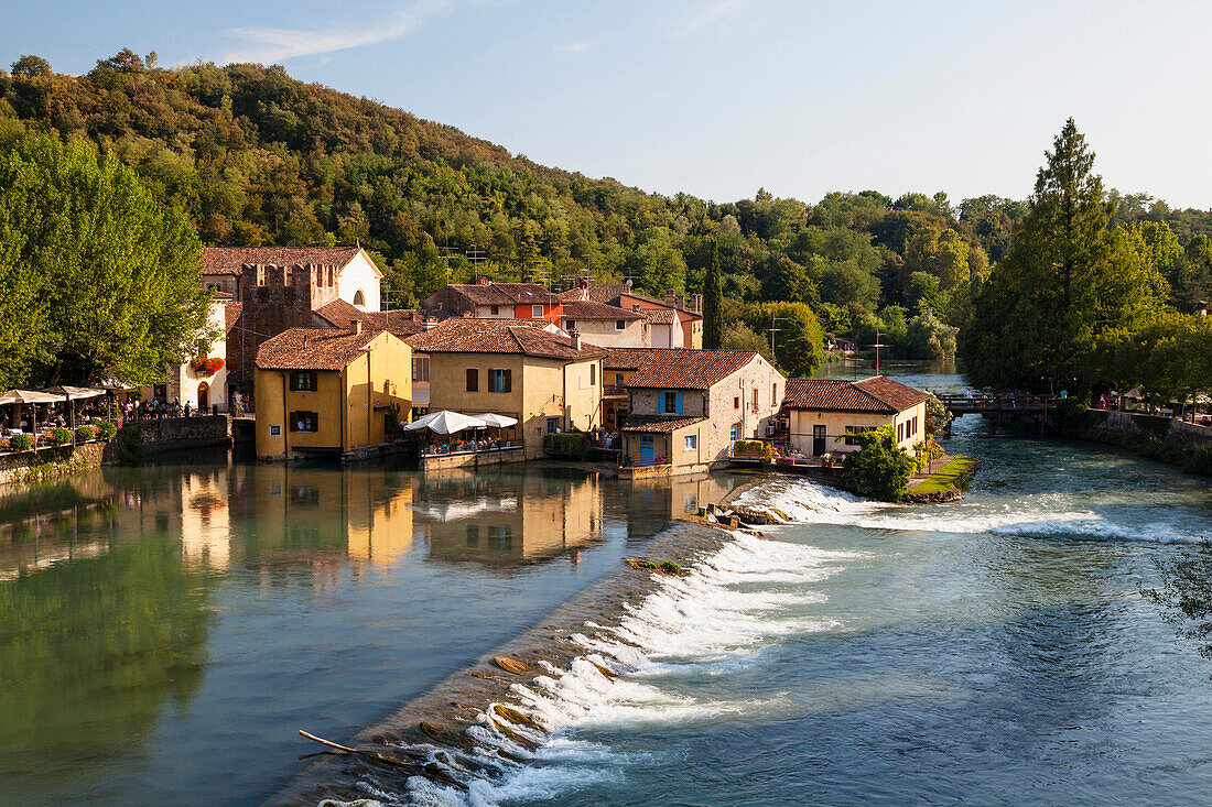 Borghetto at Mincio river, Valeggio sul Mincio, Veneto, Italy