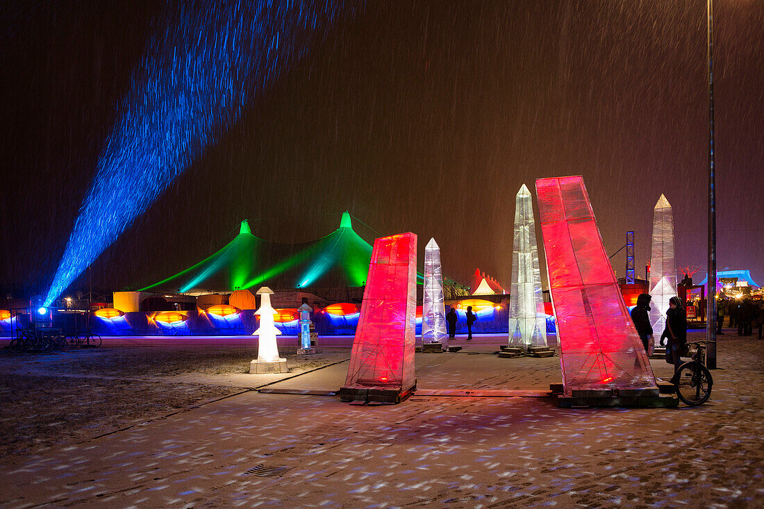 Tollwood Winterfestival 2012, Weihnachtsmarkt, München, Oberbayern, Bayern, Deutschland