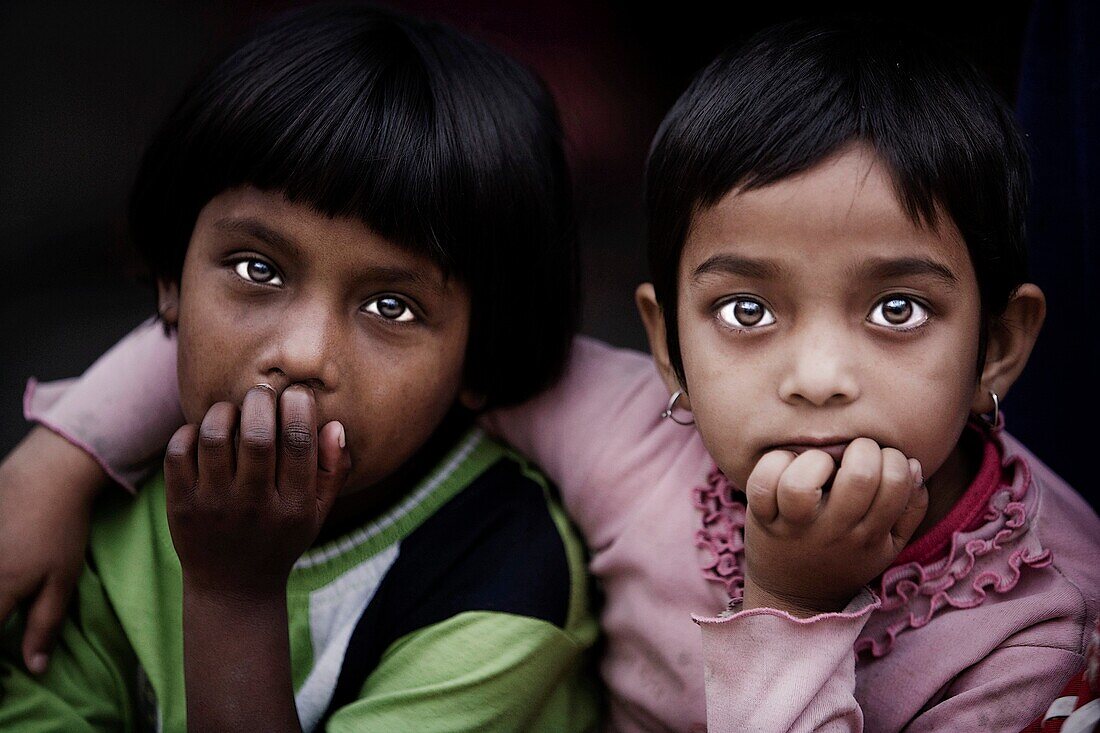 'Orphaned Girls In Orphanage; Pokhara, Nepal'