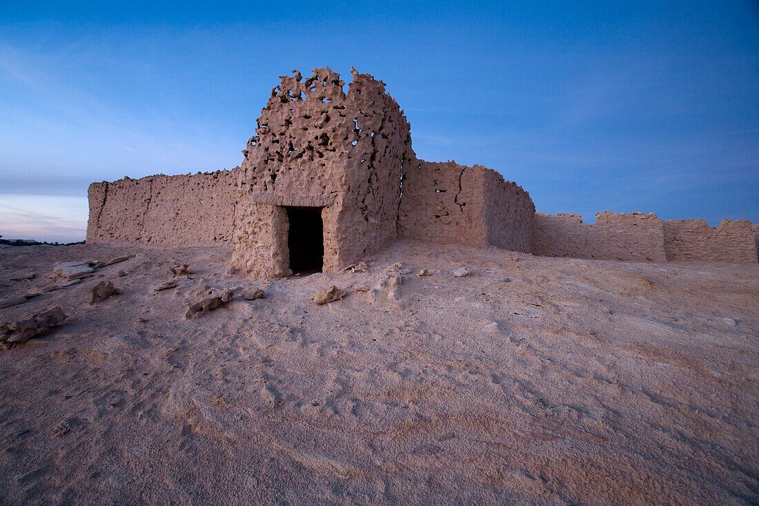 'Mud Brick Building, Siwa, Egypt, Africa'