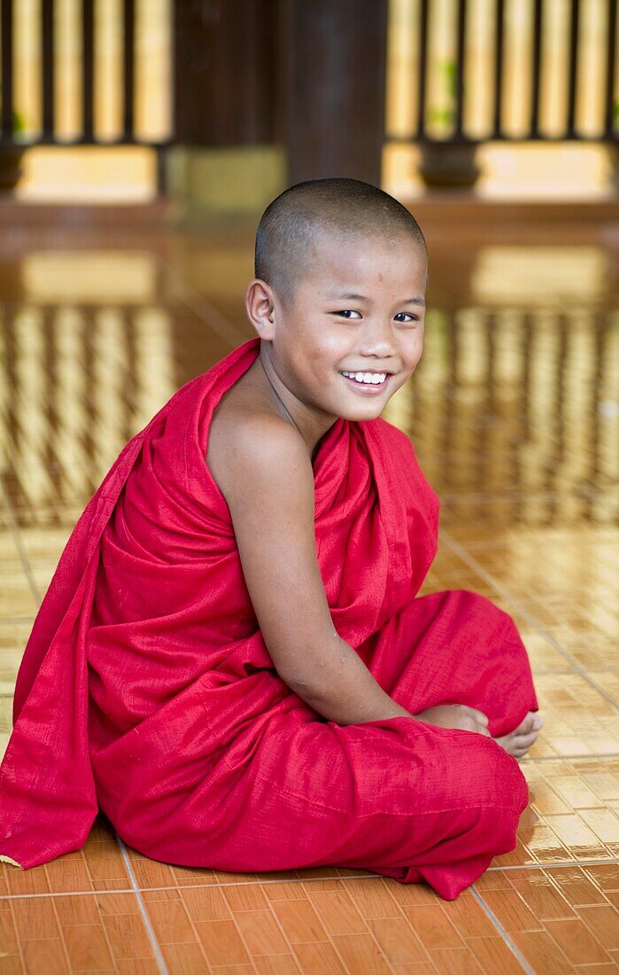 'Union Of Myanmar (Burma); A Buddhist Boy'