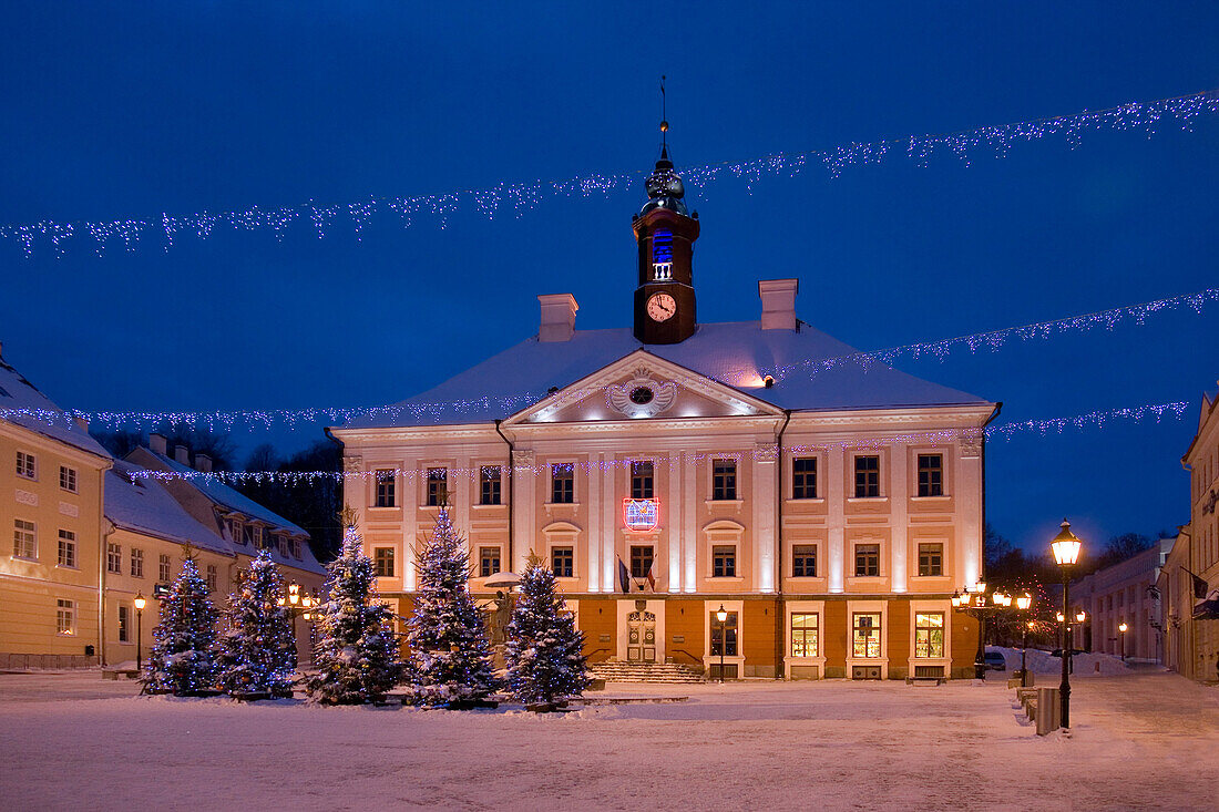 Town Hall in Tartu, Estonia, Europe, Town Hall in Tartu, Estonia, Europe