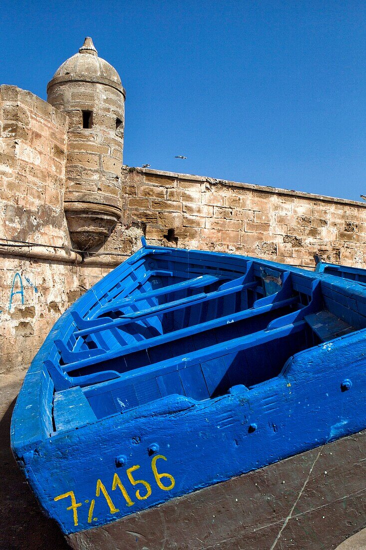 Fishing boats and harbour, Essaouira, Morocco