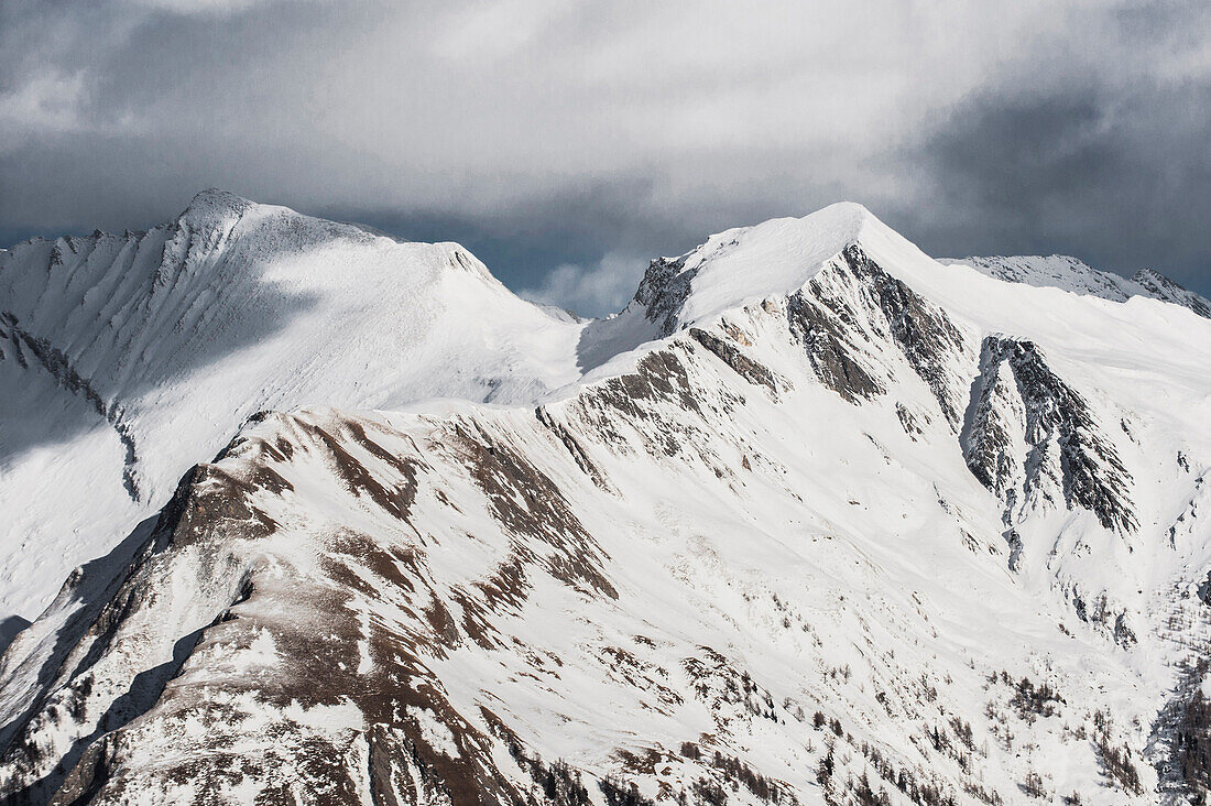 Schneebedeckte Berge, Hohe Tauern, Osttirol, Tirol, Österreich