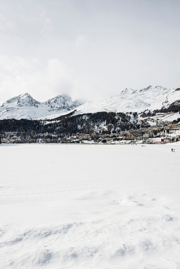 St. Moritz, Engadine valley, Upper Engadin, Canton of Graubuenden, Switzerland