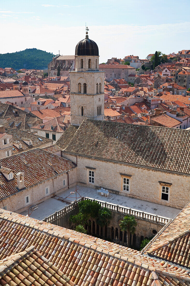 Sigurata Church from the City Walls, Dubrovnik, Dubrovnik-Neretva, Croatia