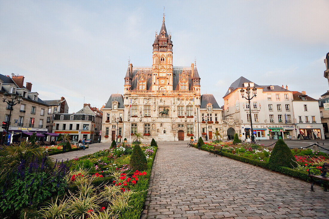 Compiegne town hall, Compiegne, Oise, France