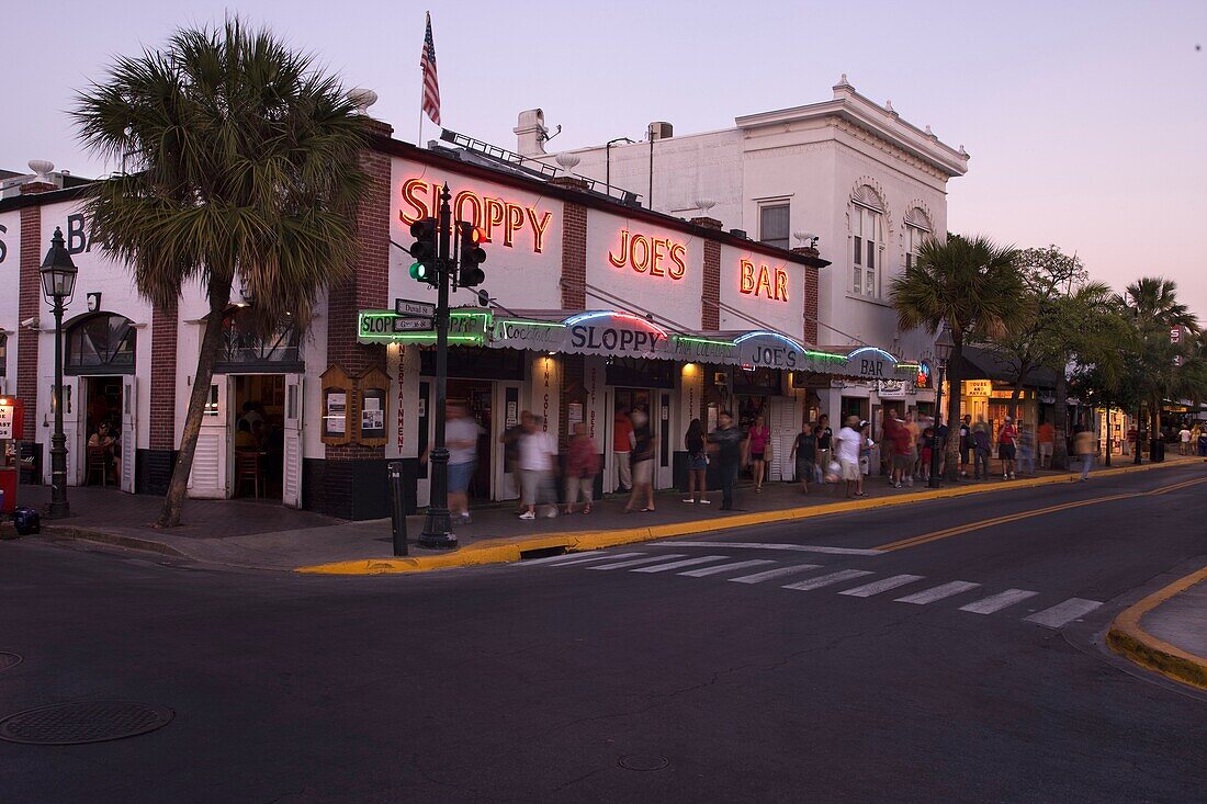 SLOPPY JOES BAR DUVAL STREET OLD TOWN HISTORIC DISTRICT KEY WEST FLORIDA USA