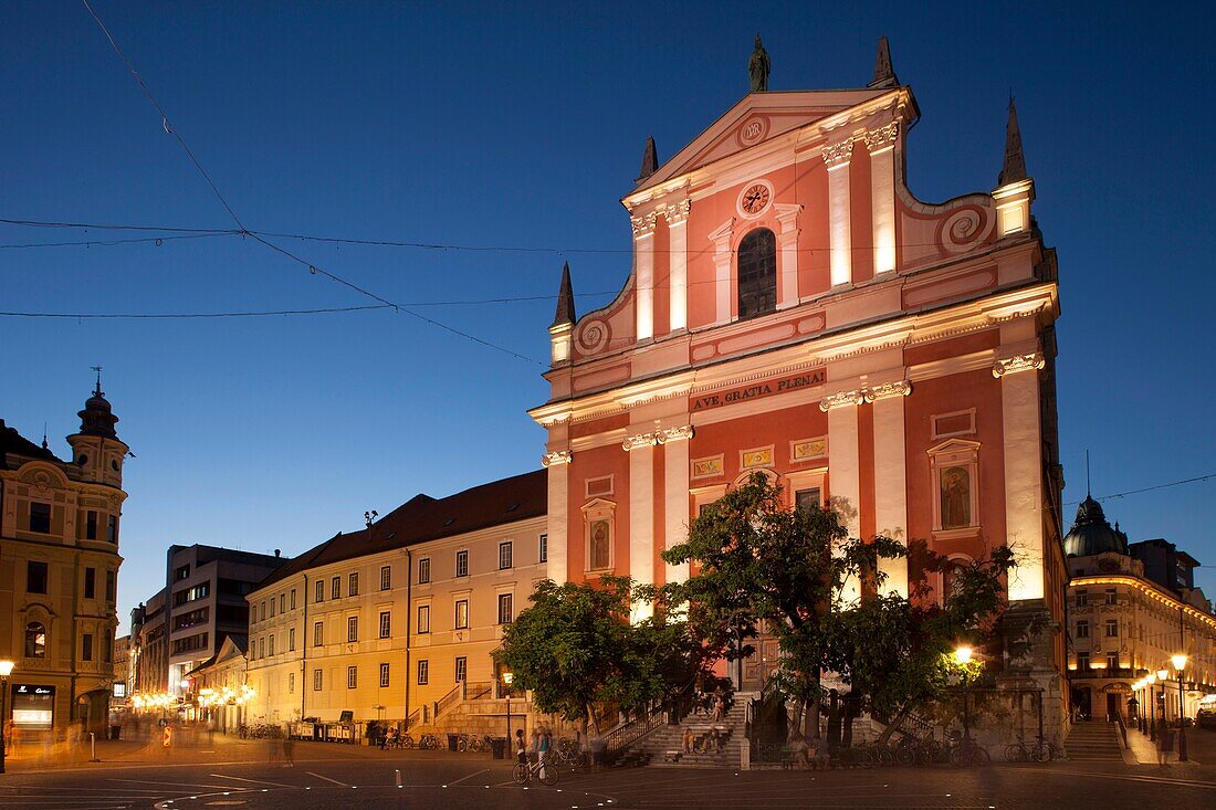 Slovenia  Ljubljana  The Church of Annunciation.