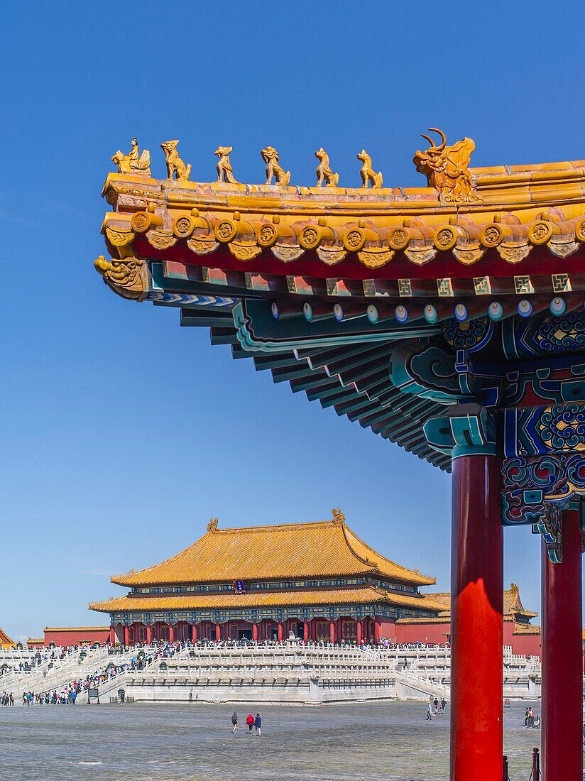 The Forbidden City was the Chinese imperial palace from the Ming Dynasty to the end of the Qing Dyna