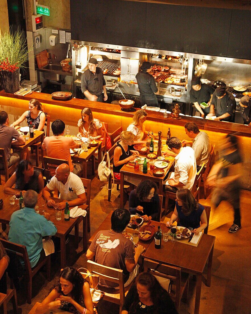 People at Miranda restaurant, Palermo Hollywood, Buenos Aires, Argentina