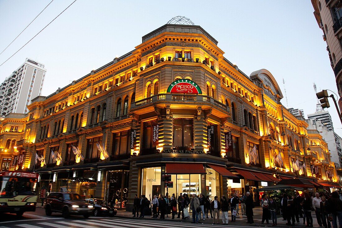 Galerias Pacifico shopping mall on building Florida Street, Buenos Aires, Argentina