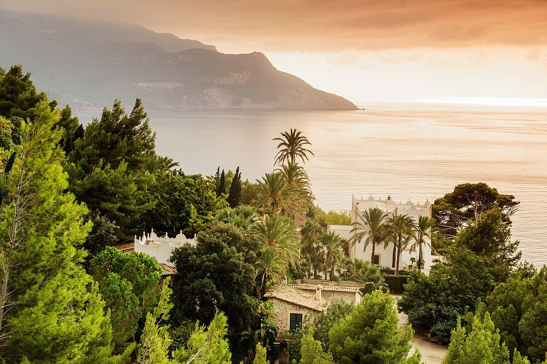 Bauernhof S' Estaca, -Besitz des Schauspielers Michael Douglas, Valldemossa, Naturpark der Sierra de Tramuntana Mallorca Balearen Spanien