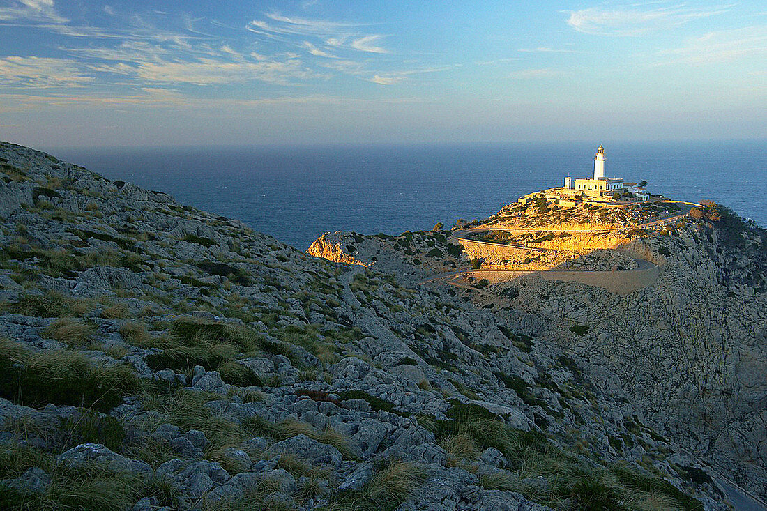 Formentor Lighthouse, 1863, Cap de Formentor, Pollenca, Majorca Balearic Islands Spain