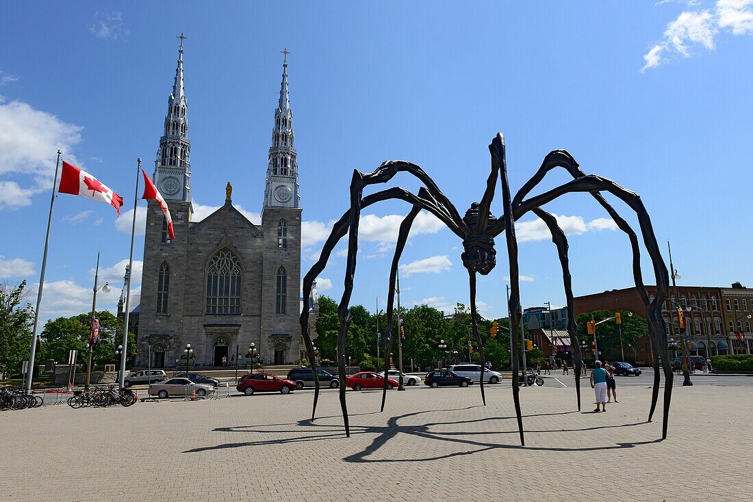 National Gallery of Canada Maman Spider sculpture by Louise Bourgeois Ottawa Ontario Canada National Capital City