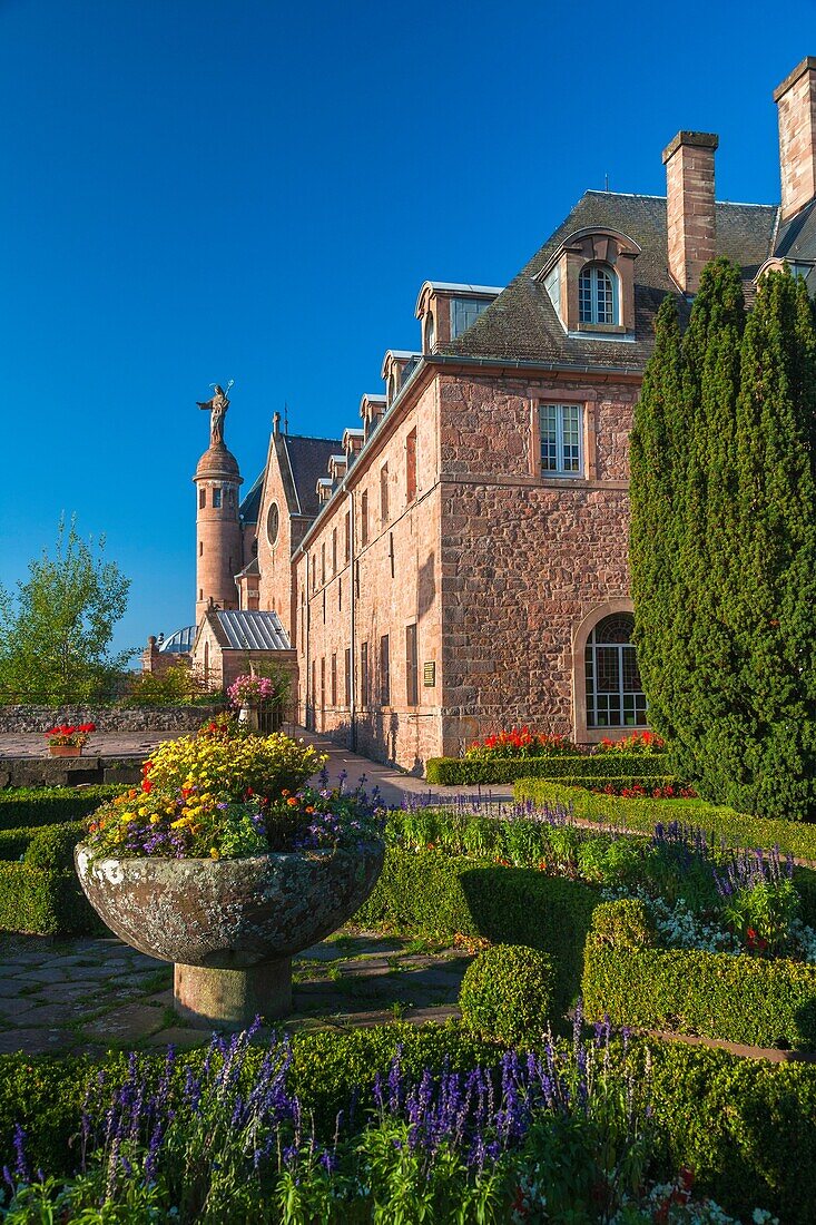 Monastery at Mont Saint-Odile, Alsace, France, Europe