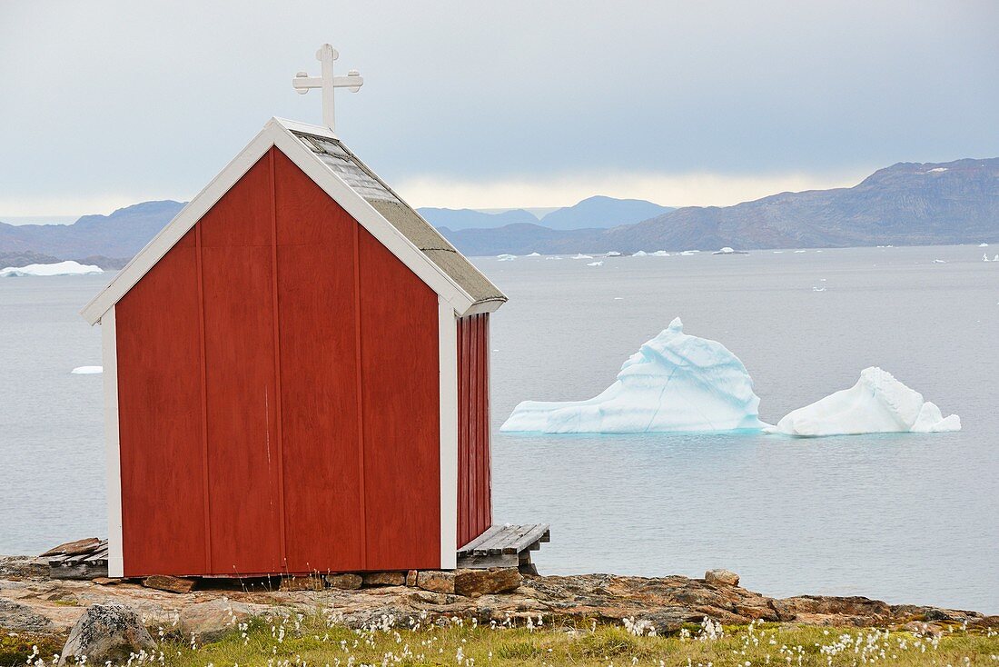 Greenland, Baffin Bay, Nutaarmiut, Christian chapel