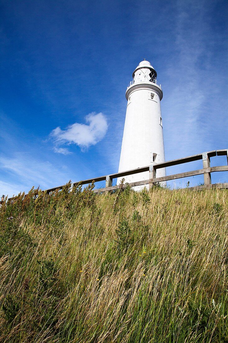 St Marys Lighthouse on St Marys Island Whitley Bay North Tyneside Tyne and Wear England