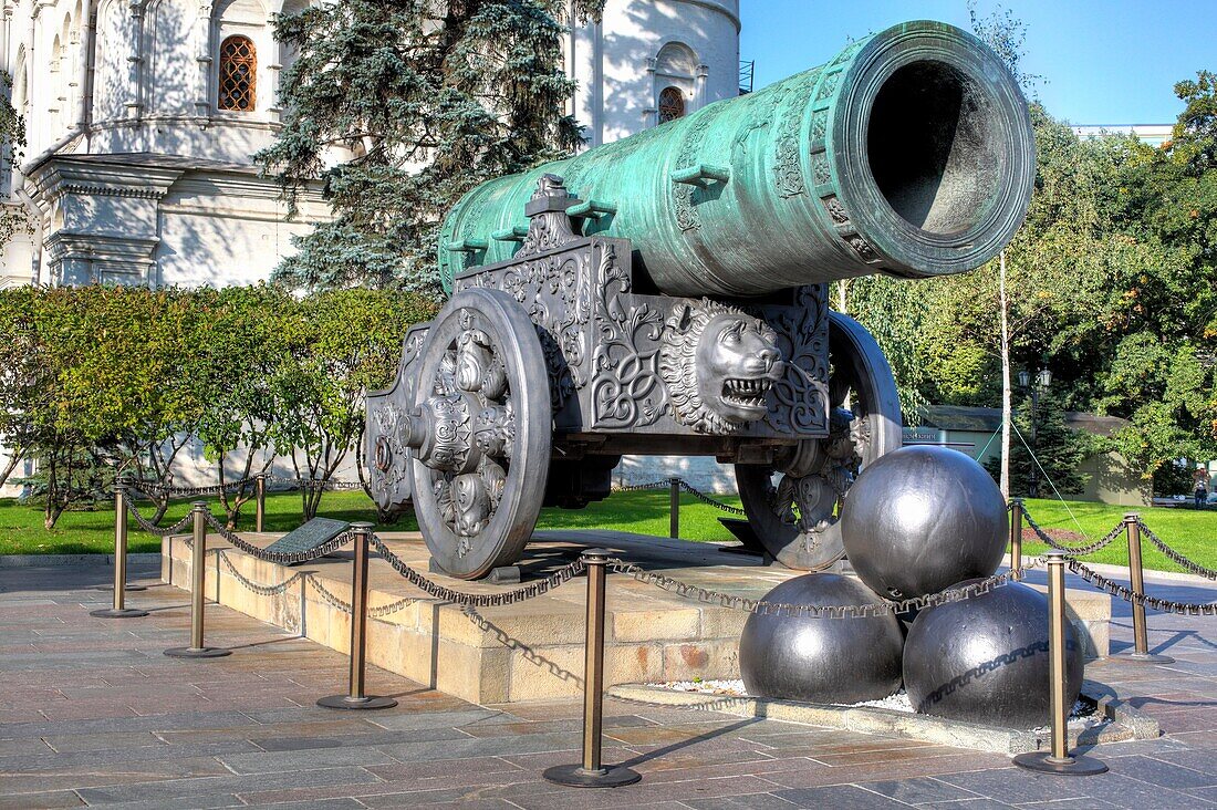 Tsar Cannon 1586, Moscow Kremlin, Moscow, Russia