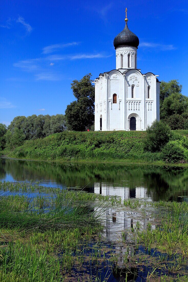 Church of the Intercession on the Nerl river 1165, Bogolyubovo, Vladimir region, Russia