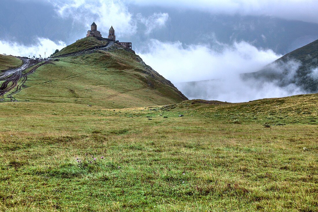 Tsminda Sameba, Gergeti Trinity Church, Khevi, Georgia