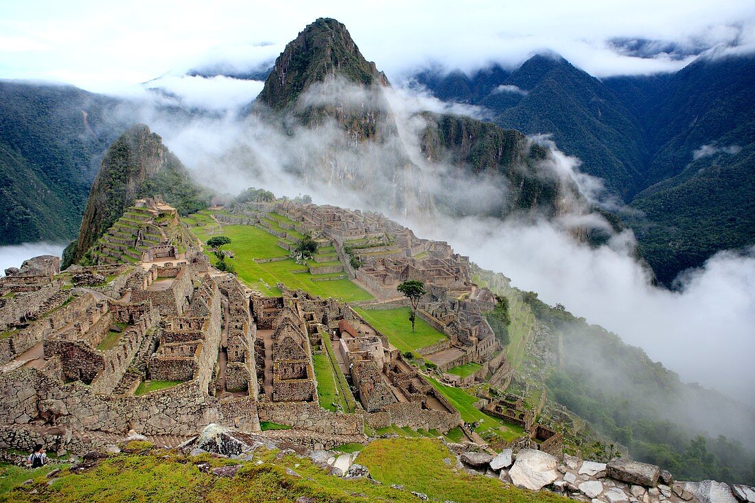 Machu Picchu archaeological site, Cuzco, Peru