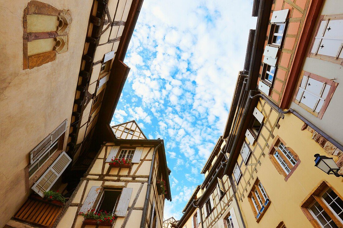 Tanner´s district  The houses, mostly date back to the 17th and 18th centuries, were used by tanners who worked and lived there  Colmar, Alsace, France